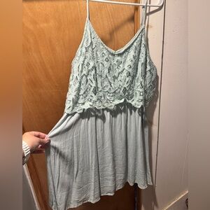 Juniors mint green dress